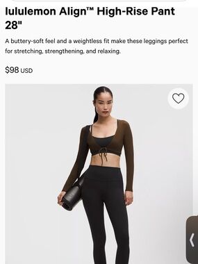 Lululemon Align 28 in